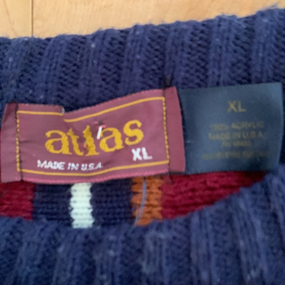 Men’s knit vintage oversized sweater - Picture 5 of 7